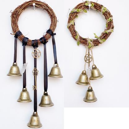 Rattan Circle with Bells