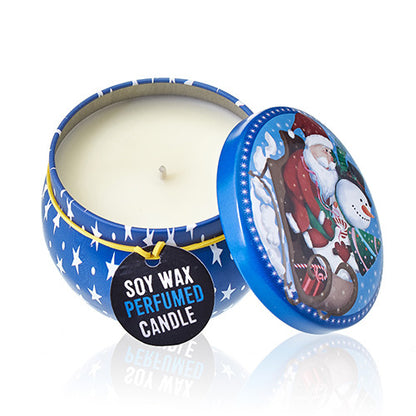 Art Tin Soy Wax Scented Candles - Assorted Designs