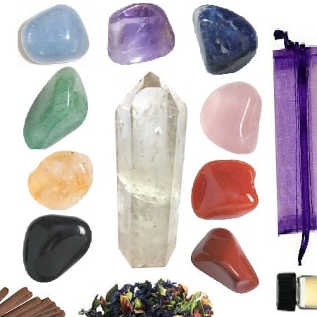 Aura Crystal Cleanse Kit, Cosmic Serenity Shop