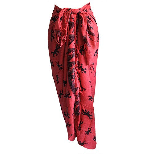 Bali Gecko Sarongs - Pink - Cosmic Serenity Shop