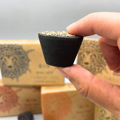 Banjara Ethno Tribal Smudge & Resin Cups - Frankincense