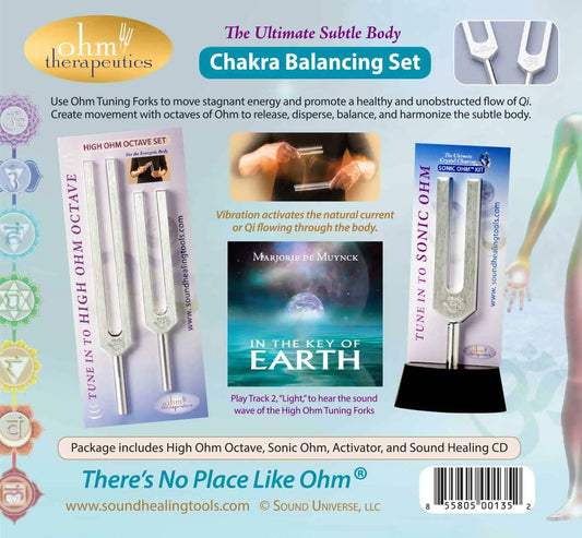 Chakra Balancing Tuning Fork Set - Cosmic Serenity Shop