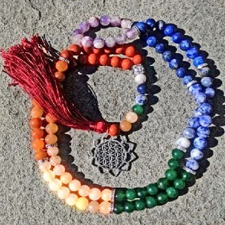 Chakra Rainbow Mala Prayer Beads