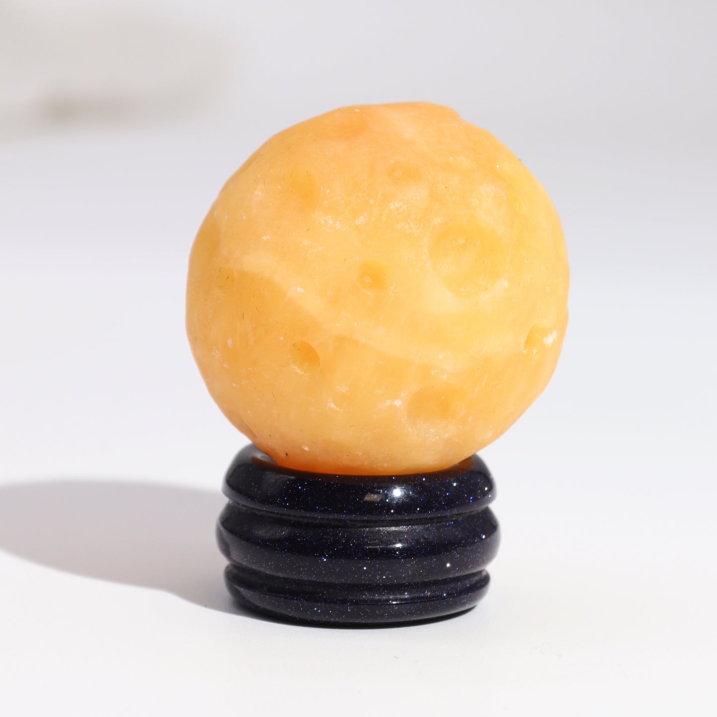 Yellow Jade Gemstone Planet Saturn  - Cosmic Serenity Shop