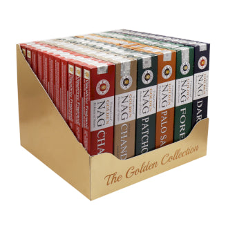 Golden Nag Champa Incense Sticks - 15g - Cosmic Serenity Shop