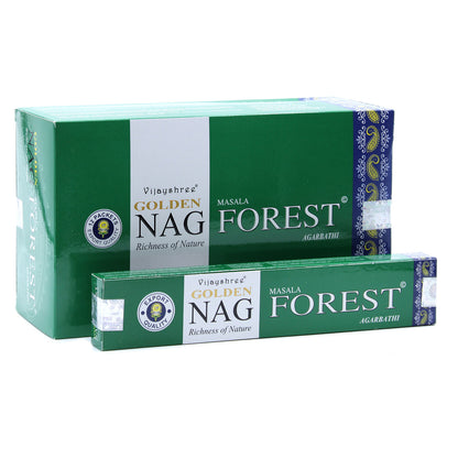 Golden Nag Champa Incense Sticks - 15g