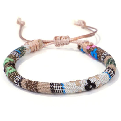 Nepalese Hand Woven Braided Boho Bracelet_5