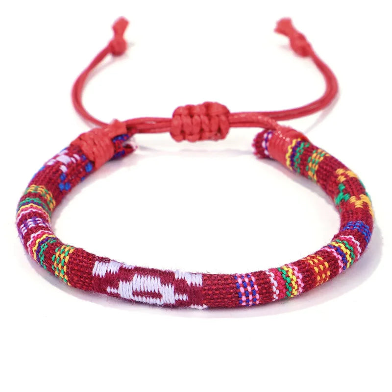 Nepalese Hand Woven Braided Boho Bracelet_2