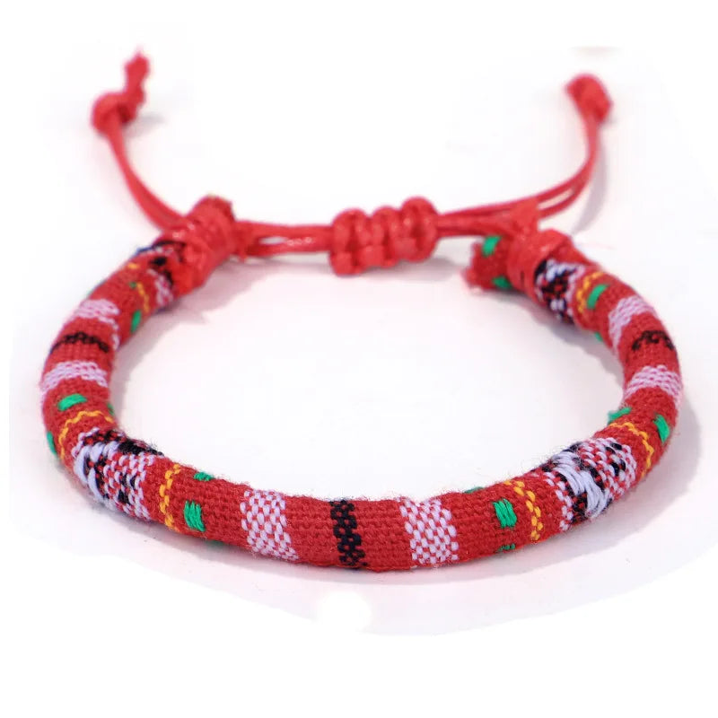 Nepalese Hand Woven Braided Boho Bracelet_6