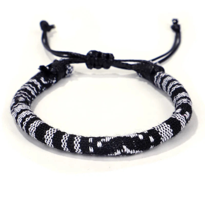 Nepalese Hand Woven Braided Boho Bracelet_7