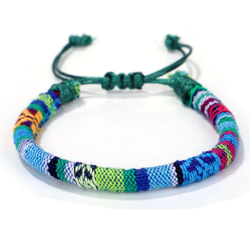 Nepalese Hand Woven Braided Boho Bracelet_10