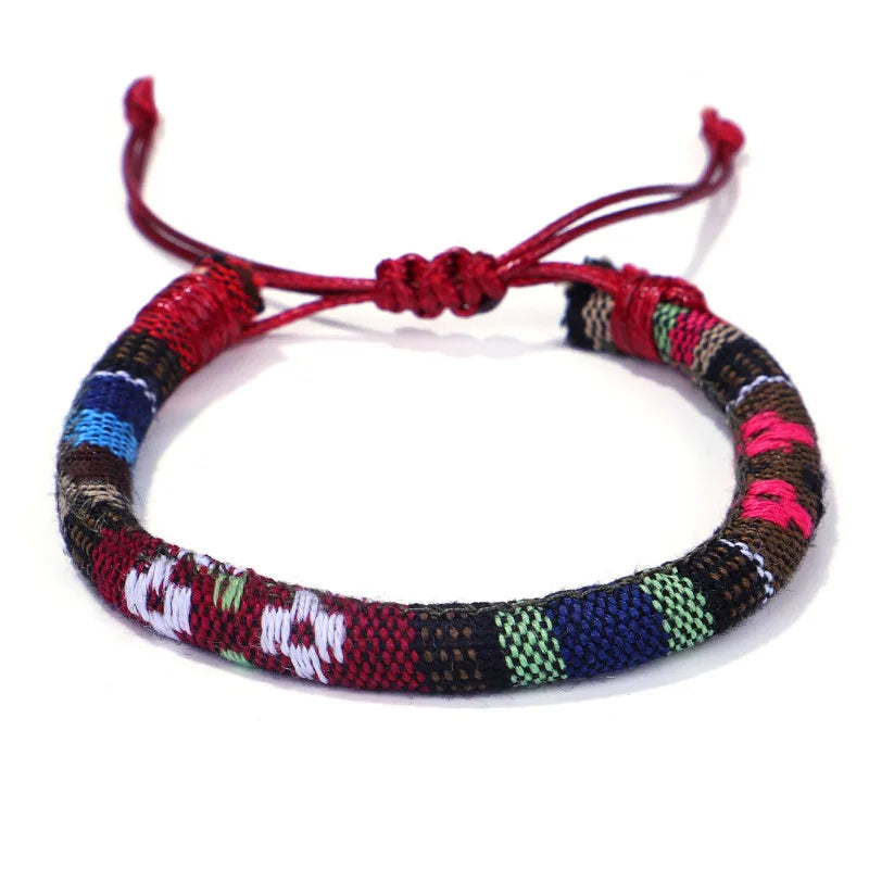 Nepalese Hand Woven Braided Boho Bracelet 13