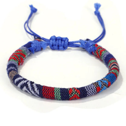 Nepalese Hand Woven Braided Boho Bracelet_8