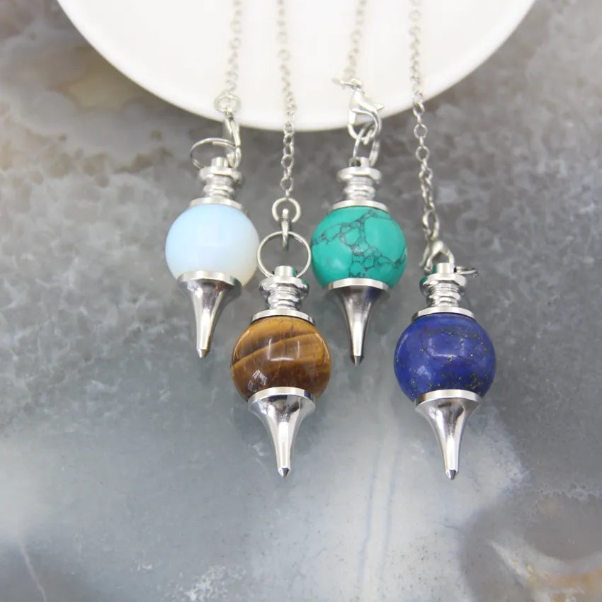 Natural Crystal Pendulum for Dowsing