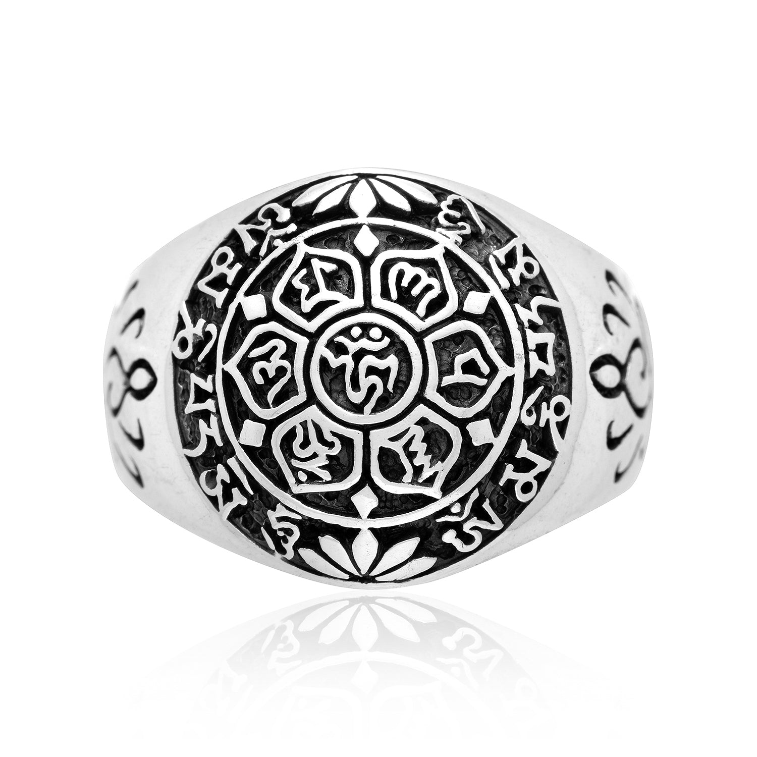 925 Sterling Silver Six Word Mantra Ring - CosmicSerenityShop
