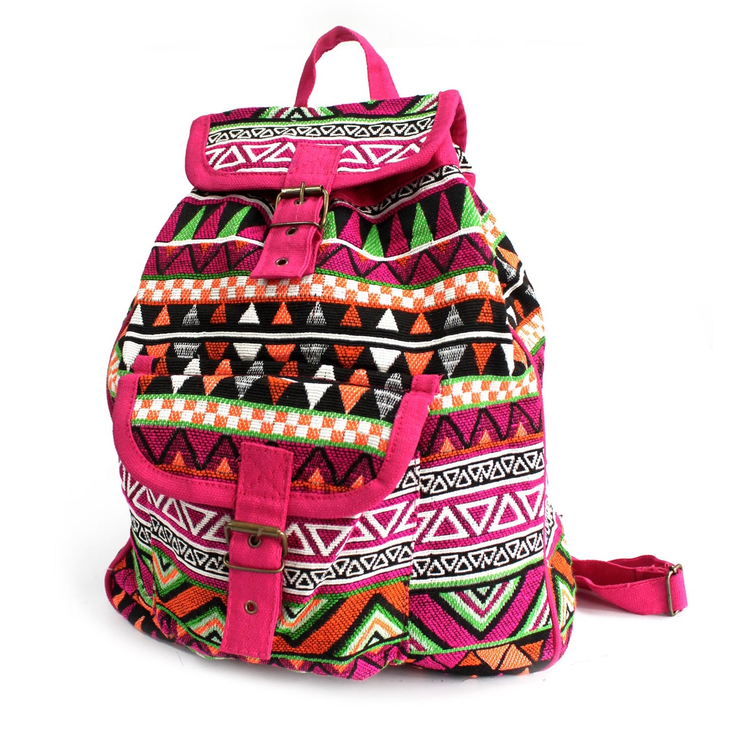 Jacquard Bag - Pink Backpack - Cosmic Serenity Shop