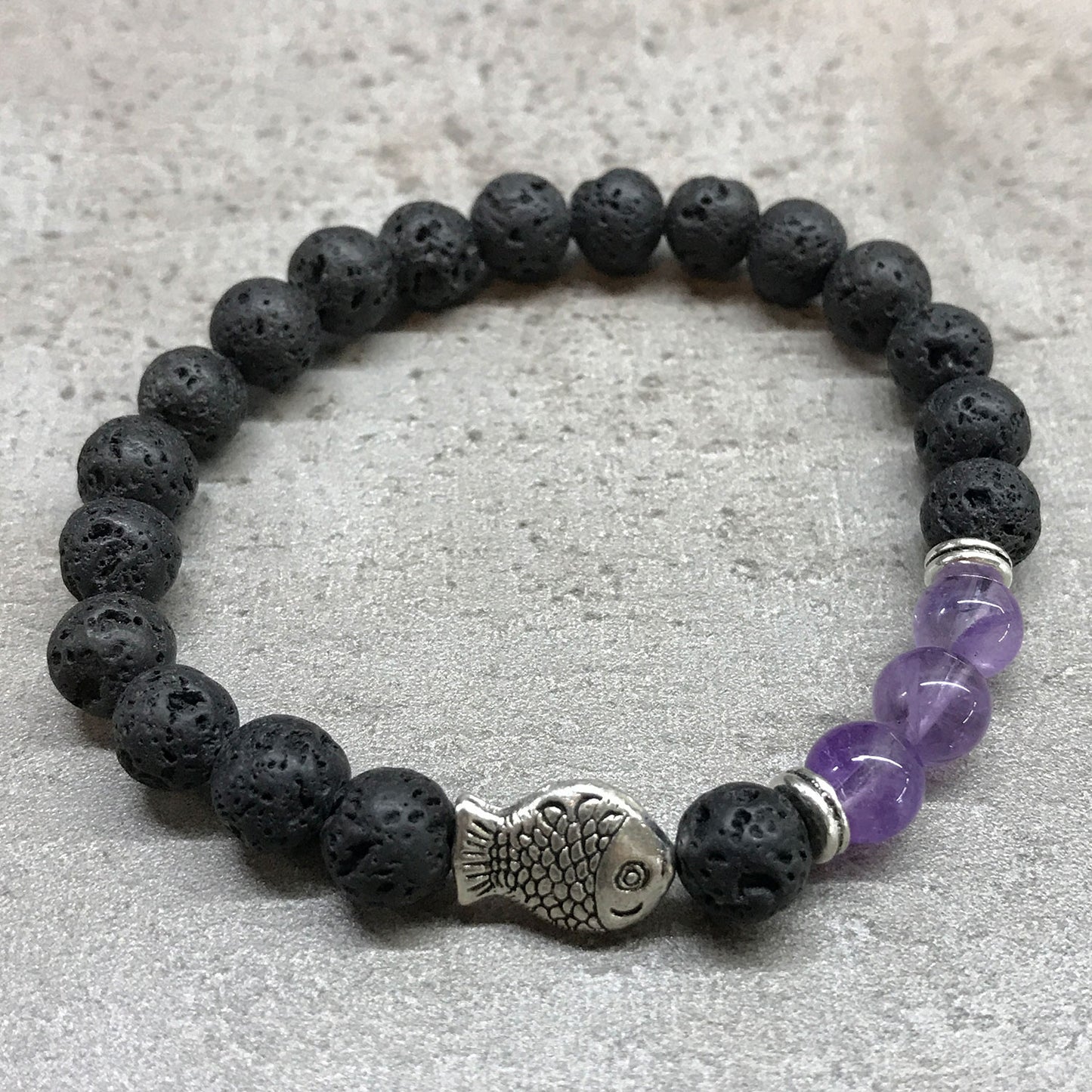 Lava Stone Gemstone Bracelets - Assortment