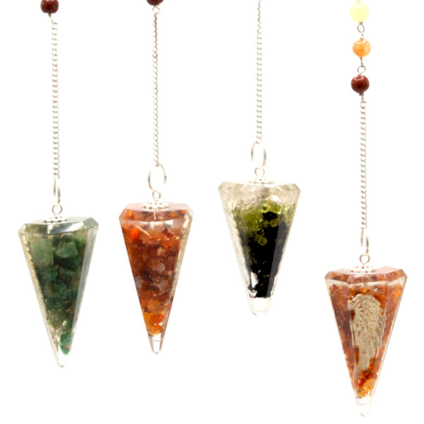 Orgonite Power Chakra Pendulums