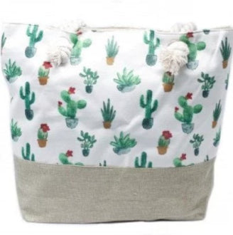 Classic Rope Handled Bags - Mini Cactus - Cosmic SerenityShop