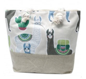 Classic Rope Handled Bags - Llamas - Cosmic SerenityShop