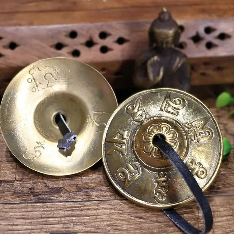 Tibetan Copper Tingsha Cymbals, Cosmic Serenity Shop