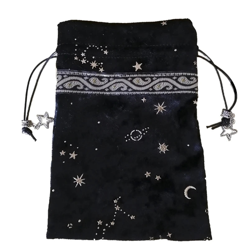 Velvet Tarot Oracle Cards Runes Storage Bags, Assortment - CosmicSerenityShop