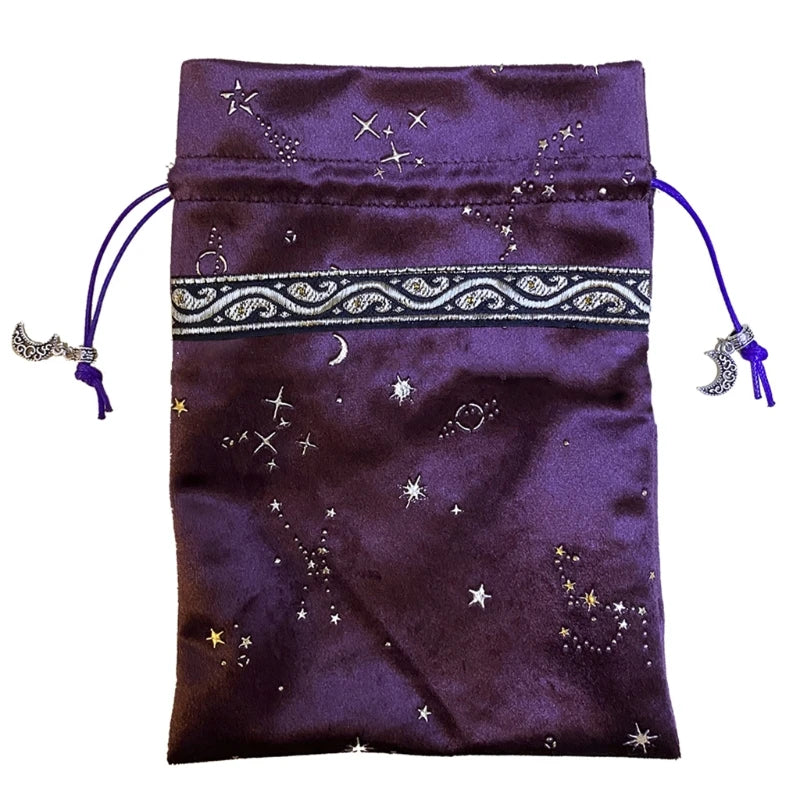 Velvet Tarot Oracle Cards Runes Storage Bags, Assortment - CosmicSerenityShop