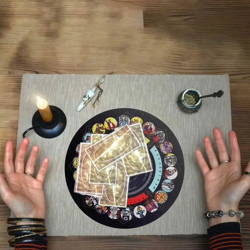 Divination Tarot Card Tablecloth - CosmicSerenityShop