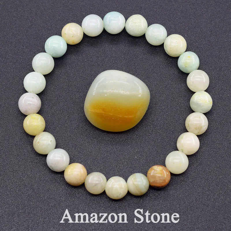 Natural Stone Beads Bracelets - Unisex - Cosmic Serenity Shop