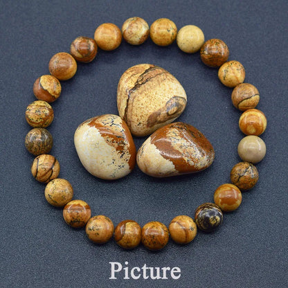 Natural Stone Beads Bracelets - Unisex - Cosmic Serenity Shop