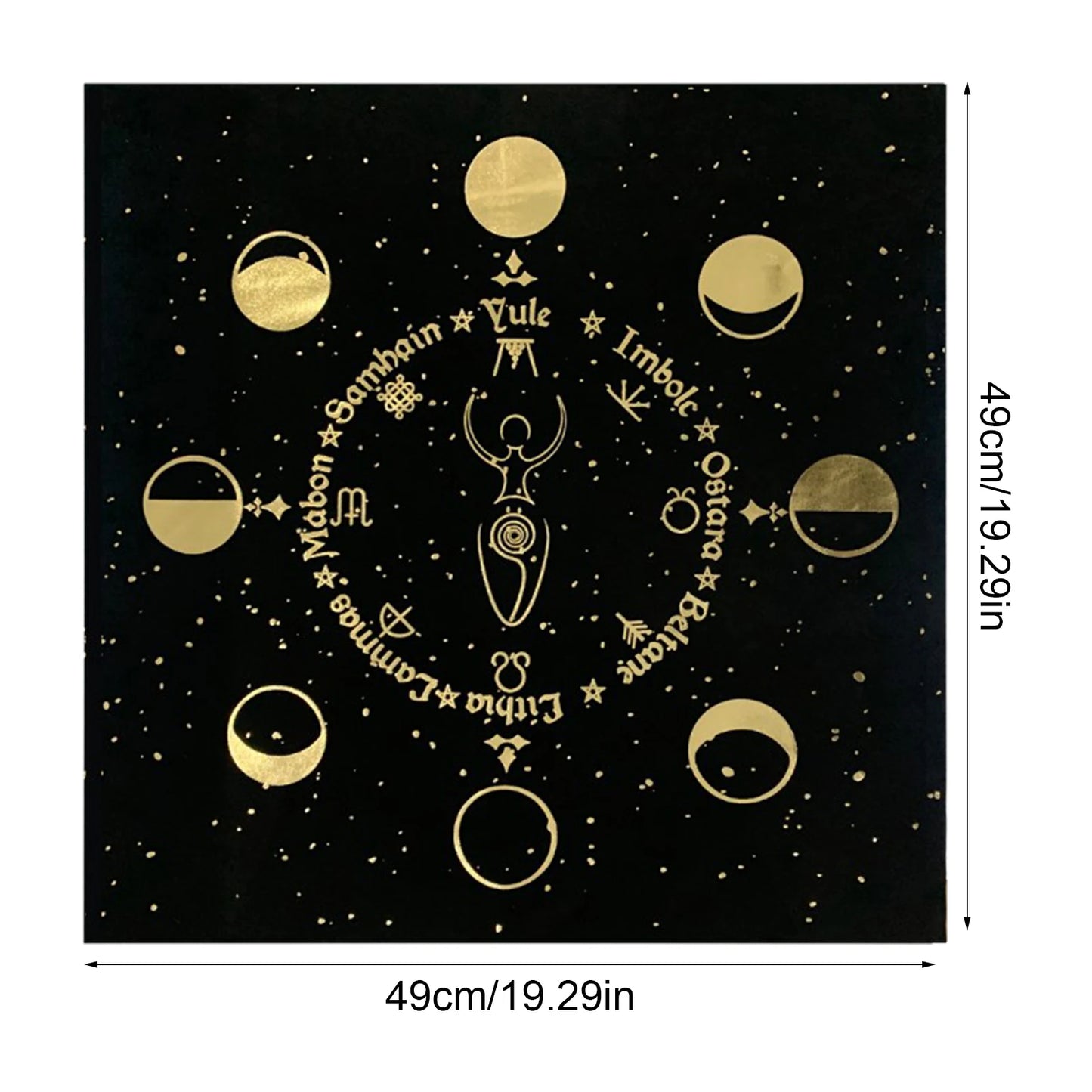 Assorted Velvet Tarot Card Divination Tablecloths - CosmicSerenityShop