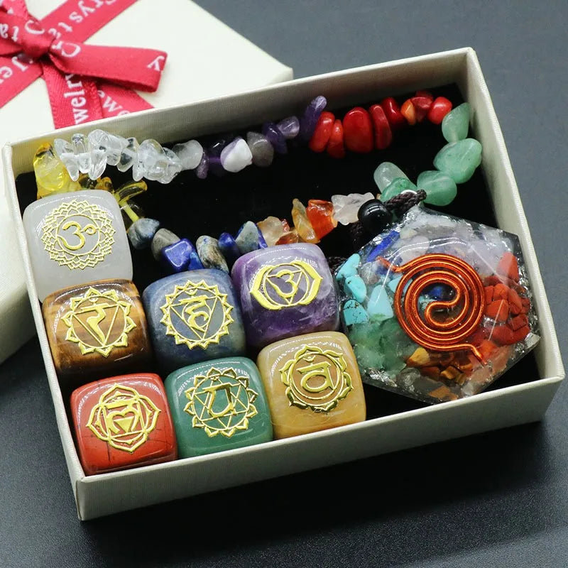 Chakra Healing Natural Crystal Stone Sets - Assortment - CosmicSerenityShop