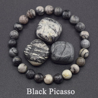 Natural Stone Beads Bracelets - Unisex - Cosmic Serenity Shop