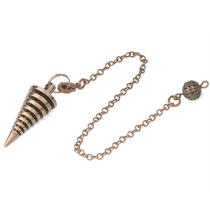 Metal Cone Pendulums for Dowsing - CosmicSerenityShop.com