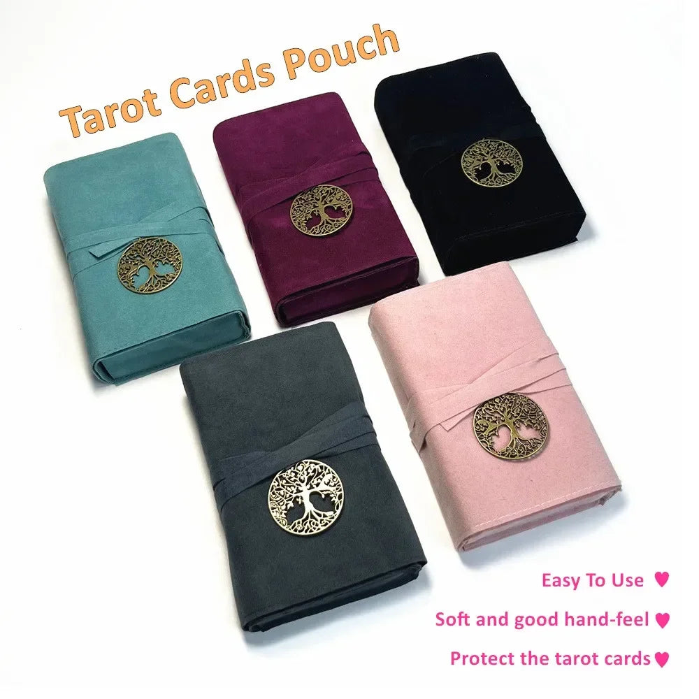 Flannel Tarot Cards Storage Pouch - CosmicSerenityShop