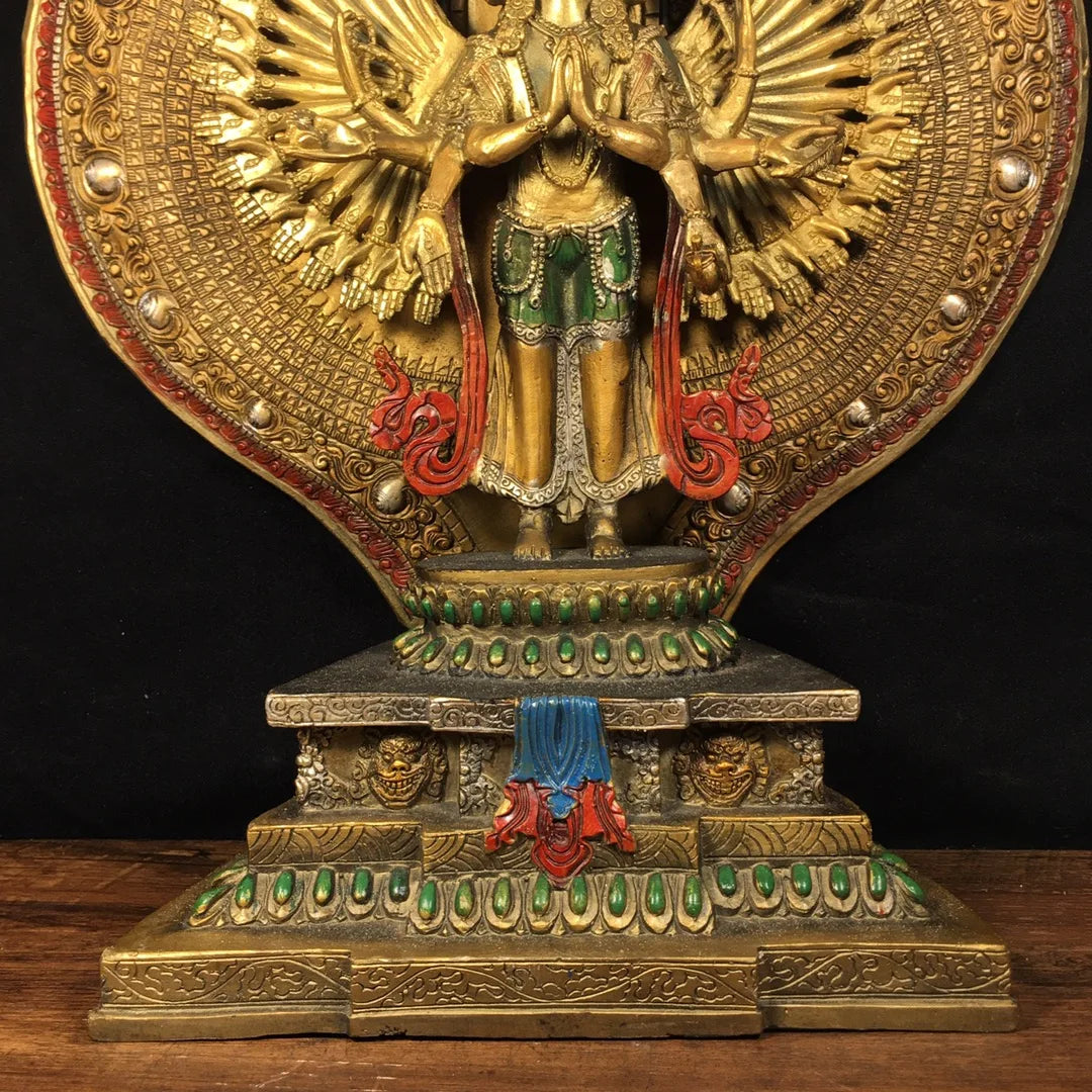 1000-Arm Thousand-Headed Avalokitesvara - 18" - CosmicSerenityShop.com