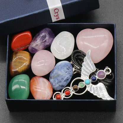 Chakra Healing Natural Crystal Stone Sets - Assortment - CosmicSerenityShop