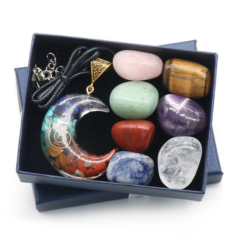 17 Chakra Healing Natural Crystal Stone Sets - Assortment - CosmicSerenityShop