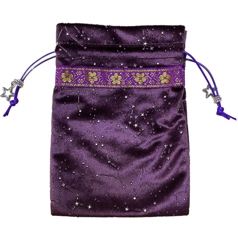 Velvet Tarot Oracle Cards Runes Storage Bags, Assortment - CosmicSerenityShop