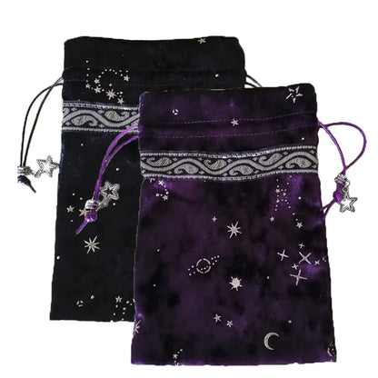 Velvet Tarot Oracle Cards Runes Storage Bags, Assortment - CosmicSerenityShop