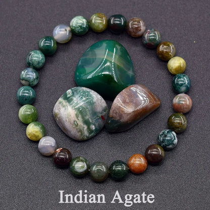 Natural Stone Beads Bracelets - Unisex - Cosmic Serenity Shop