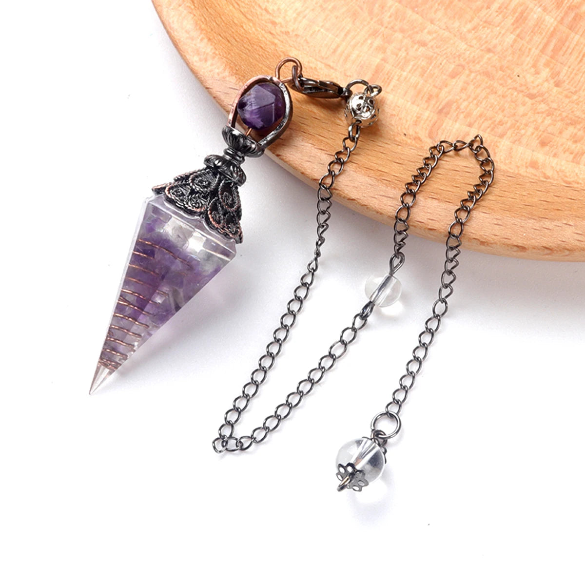 7 Chakra Healing Crystal Dowsing Pendulums - Cosmic Serenity Shop