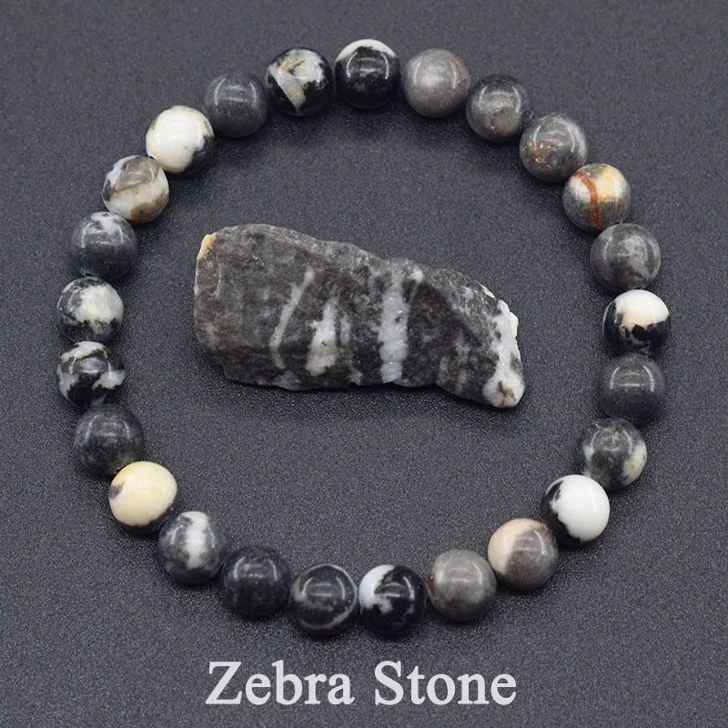 Natural Stone Beads Bracelets - Unisex - Cosmic Serenity Shop