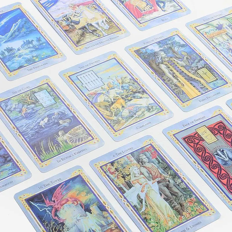 Arthurian Tarot Cards Oracle Deck, Cosmic Serenity Shop