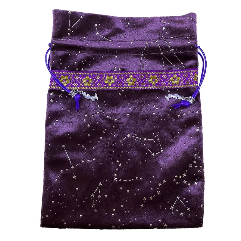 Velvet Tarot Oracle Cards Runes Storage Bags, Assortment - CosmicSerenityShop