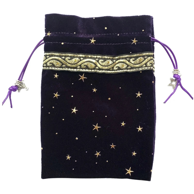 Velvet Tarot Oracle Cards Runes Storage Bags, Assortment - CosmicSerenityShop