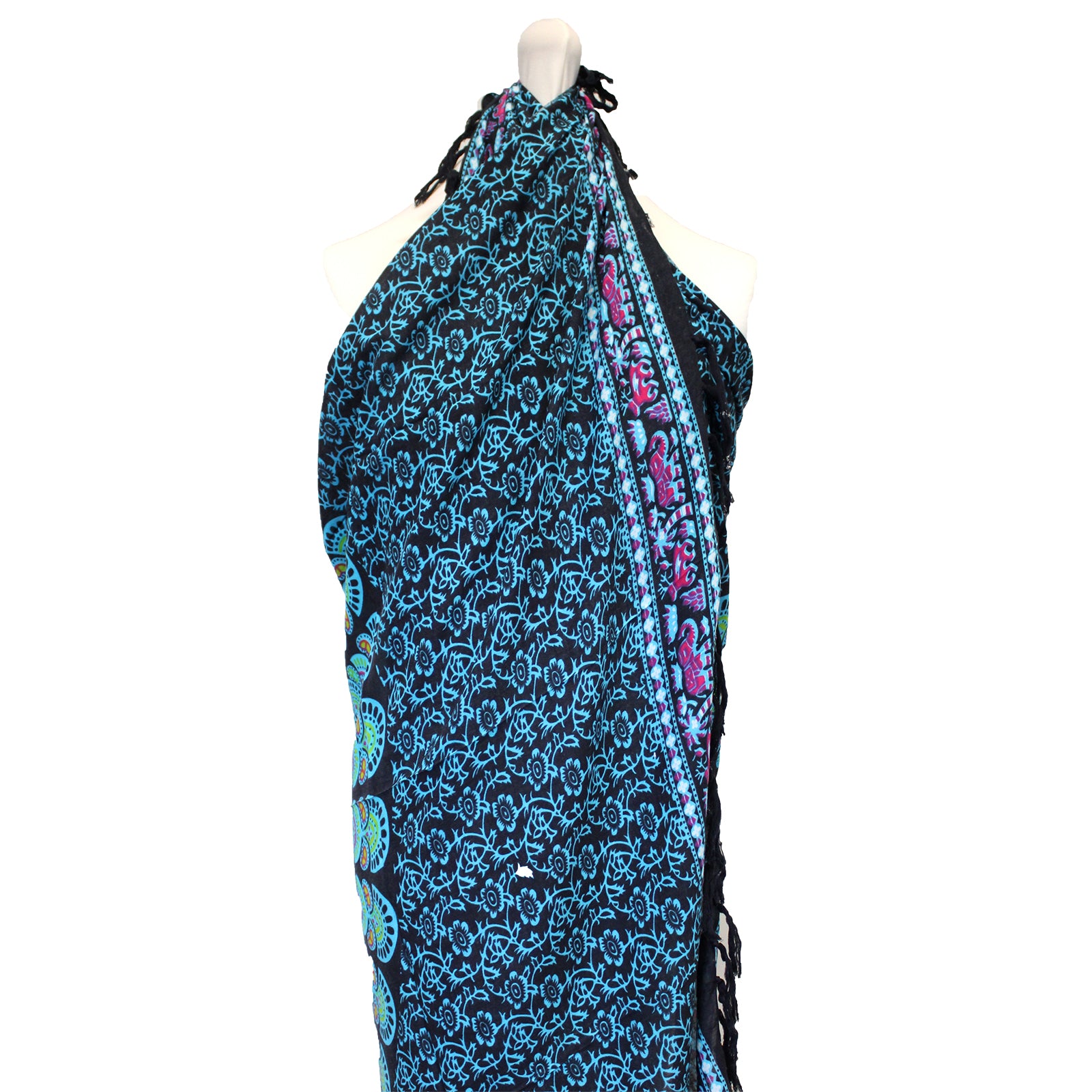 Teal Purple Bali_Mandala Sarong