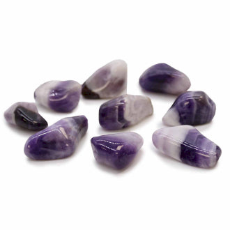 Tumble Stones - Amethyst Banded Grade B