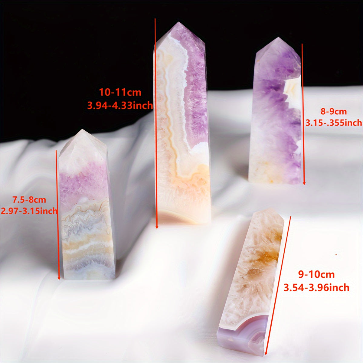 Natural Crystal Towers Square Pillar - Cosmic Serenity Shop