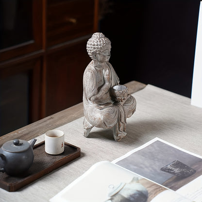 Zen Garden Solar Powered Buddha Statue